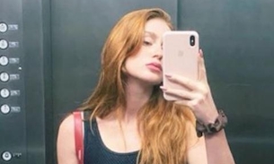 Marina Ruy Barbosa exibe barriga sarada em look fitness