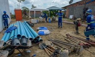 Nova rede de abastecimento vai levar água tratada para 2,6 mil moradores de Manaus