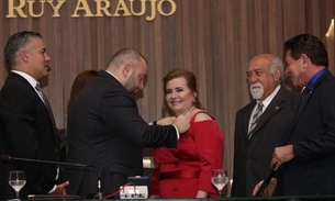 Presidente do TCE recebe Medalha Ruy Araújo da Aleam