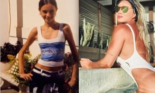 Juju Salimeni choca ao aparecer magérrima em foto antiga: ‘Era só braço’