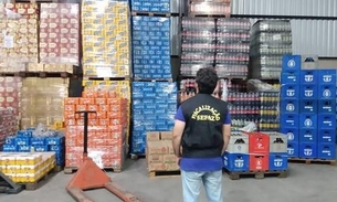 Com cerveja e whisky, carga de bebidas avaliada em R$ 5 milhões é apreendida em Manaus