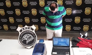 Acompanhado da esposa de 'Marcos Pará', homem é preso com fábrica de clonar cartões em Manaus