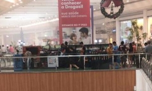 Incêndio atinge shopping de Manaus após curto circuito durante feriado 