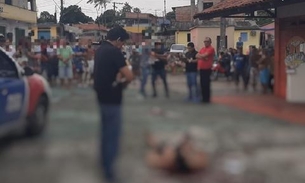 Homem é assassinado com 6 tiros no rosto em plena luz do dia em praça de Manaus