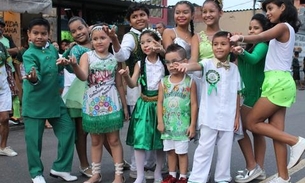 Escola de samba mirim vai colorir as ruas de Manaus neste fim de semana