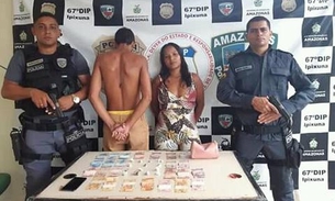 Mulher é presa com barras de maconha prensada escondida na bolsa no Amazonas 