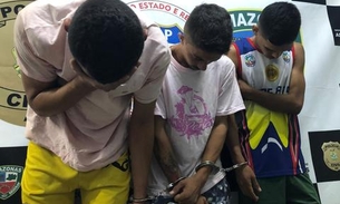 Trio de ex-detentos são presos ao serem flagrados fazendo arrastão em Manaus