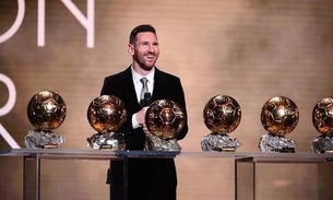 Messi é eleito o melhor jogador do mundo e leva a Bola de Ouro