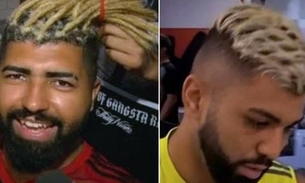 Gabigol muda visual 1 dia após 'Gabigordo' adotar dreads e internautas zoam