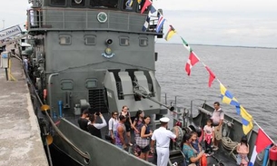 Marinha realiza visitação gratuita a navios neste fim de semana em Manaus