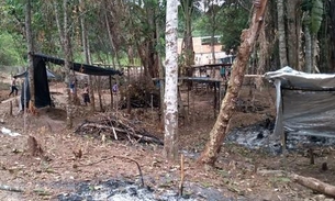 Grupo é preso por desmatar e queimar área verde para criar invasão em Manaus