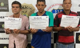 Trio é preso por furtos a cabos de cobre na zona Sul de Manaus 