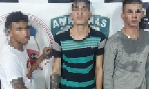 Trio assalta mercadinho e faz casal refém durante fuga em Manaus