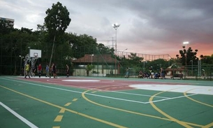 Quadras do Parque dos Bilhares são entregues reformadas em Manaus