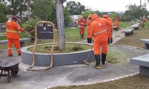 Serviços de mutirão e capinação avançam pelos bairros de Manaus 
