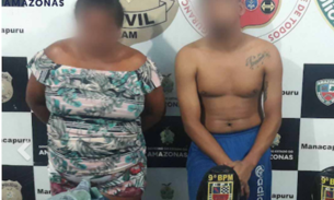 Casal é preso com drogas em via pública em Manaus