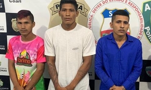Trio é preso suspeito de matar homem durante assalto no Amazonas