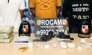 Rocam prende mototaxista e desmonta suposto esquema de tráfico de drogas em Manaus