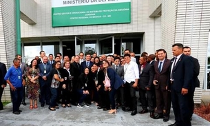 Em Manaus, Sérgio Moro participa de inauguração de um Centro Integrado de Inteligência de Segurança Pública