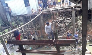 Seis pessoas ficam feridas após ponte desabar no Amazonas