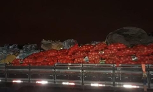 Uma tonelada de maconha é apreendida em caminhão com carga de cebola