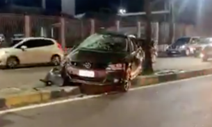Motorista atropela dois moradores de rua em Manaus