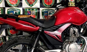 Força Tática apreende moto usada por assassinos de sargento da PM em Manaus
