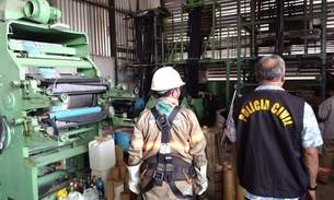 Fábrica de plástico é flagrada desviando energia em Manaus 