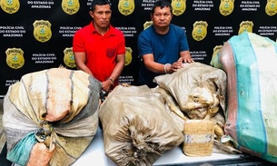 Em Manaus, dupla é presa com 300 Kg de drogas avaliados em R$ 1,5 milhão 