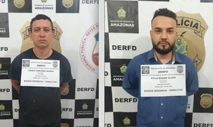 Dupla suspeita de praticar 'saidinha de banco' é presa em Manaus 