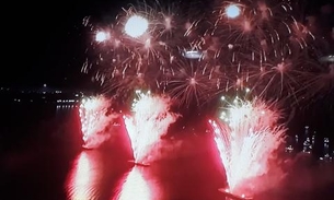 Ponta Negra recebe 2020 com 10 minutos de fogos; veja vídeo