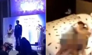 Em casamento, noivo exibe vídeo em que noiva faz sexo com cunhado; Assista 