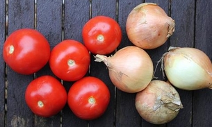 Juntos, cebola e tomate formam bomba de nutrientes para seu organismo; entenda