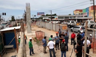 Obras dos complexos viários da Constantino Nery e Manoa avançam em Manaus