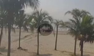 Trator esmaga idosa de 75 anos que tomava sol em praia; veja vídeo