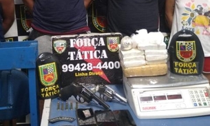 Especialista em 'delivery' de drogas, grupo é preso em flagrante em Manaus