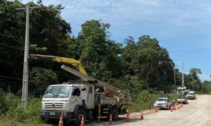 Rede elétrica da BR-174 recebe serviços de manutenção em Manaus 