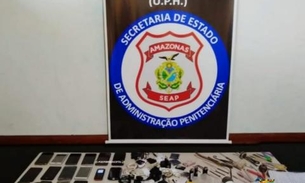 Após ameaças a policiais, armas e celulares são encontrados em presídio no Amazonas