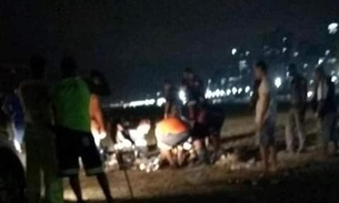 Homem é atropelado por trator enquanto dormia em praia