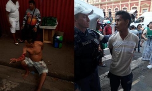 Homem é preso suspeito de tentar matar a facadas vendedor de picolé em Manaus