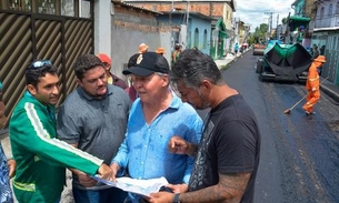 Em Manaus, 35 ruas da comunidade Ouro Verde são recapeadas 