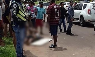 Casal perde controle de moto e é arremessado em estrada do Amazonas