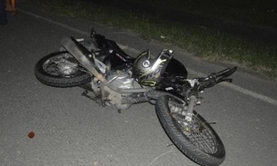 Em Manaus, homem é atropelado por motocicleta em disparada enquanto atravessava avenida