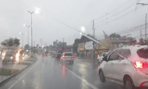 Defesa Civil registra inundações e desabamento de casa por conta da chuva em Manaus