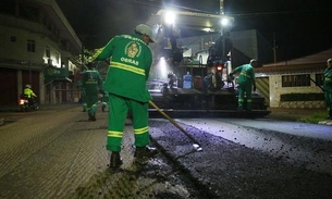 Vias do Parque Dez ganham recapeamento em Manaus