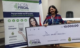Em Manaus, Sefaz entrega cheques para ganhadores do Nota Fiscal Amazonense