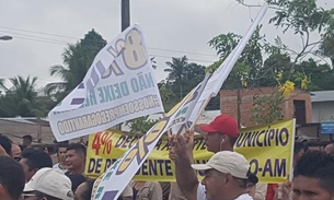 Moradores de Presidente Figueiredo protestam contra redução do IPI