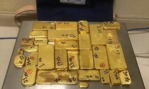 Quase R$ 8 milhões em ouro são apreendidos no Aeroporto Eduardo Gomes em Manaus