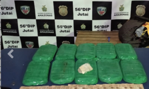 Suspeito é preso com 10kg de cocaína em embarcação no Amazonas