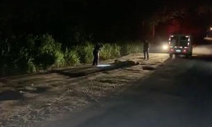 Homem é levado para a morte em rua deserta de Manaus